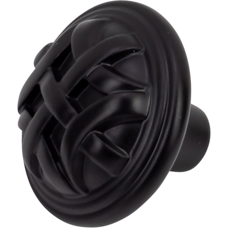 1 1/4" Diameter Mushroom Knob Multipack, Matte Black