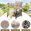 Chaise de patio inclinable avec coussins-1961868364