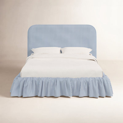 Mina Ruffle Platform Bed