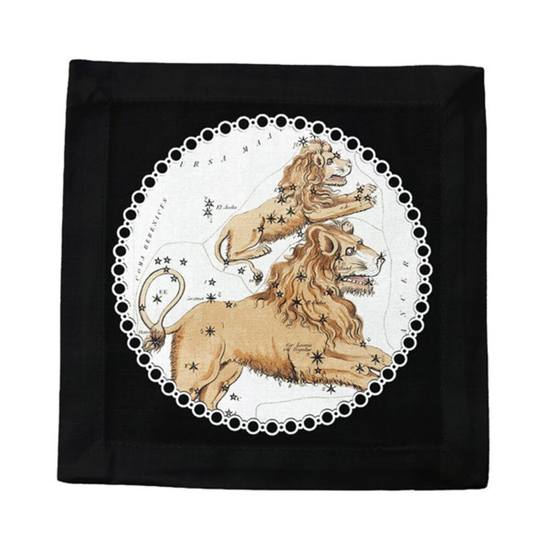 Square Napkins, Black