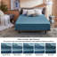 Bedsure Soft Brushed Bed Fitted Sheet With 40cm Deep Pocket-190877342-190877322