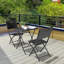 Square 3 - Piece 2 - Person 60Cm L Outdoor Bistro Set-1888564432