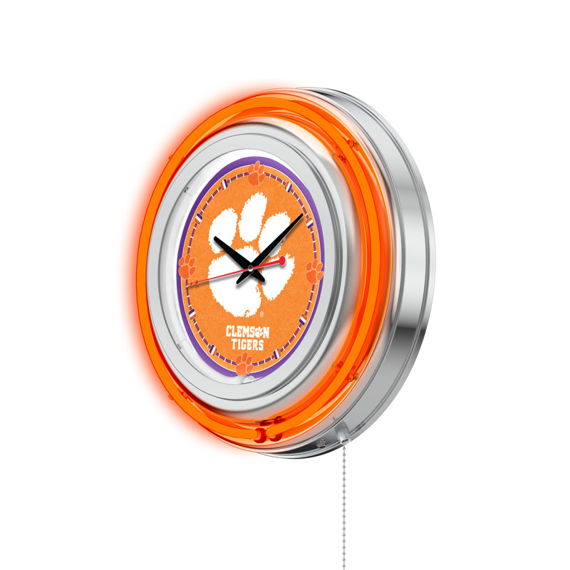 Horloge murale 15 po NCAA, Clemson