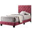 Charmant lit simple avec ton - construction et installation rapide convenant à différents décors H 47 po x P 77 po x l 42 po