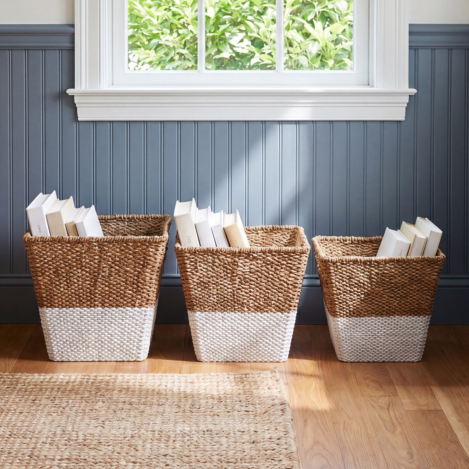 Charton Handmade Seagrass Decorative Basket