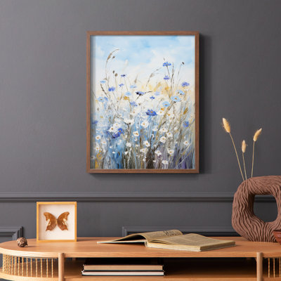 FLORAL Series XXIX  -Premium Framed Print -Ready to Hang - No Nails Required