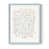 Blue Single Picture Framed