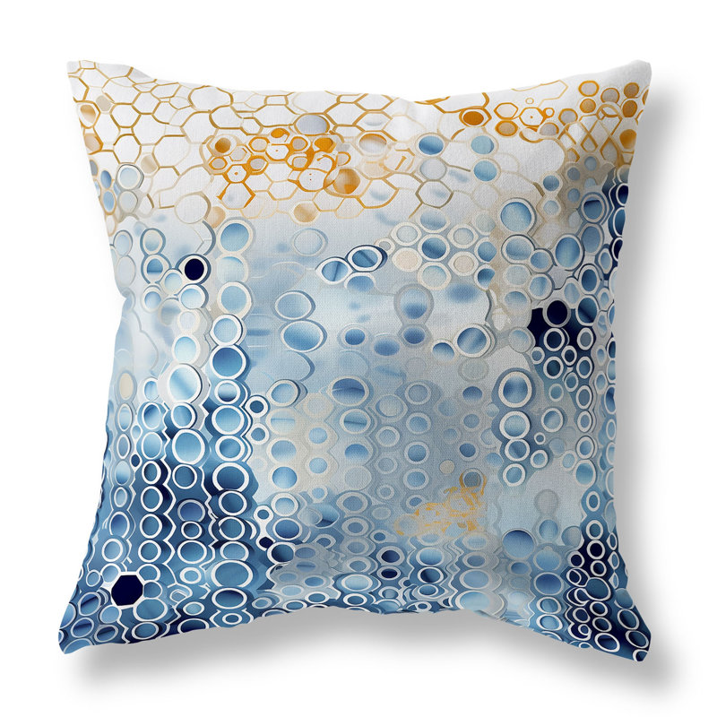 Coussin réversible Water Ripples, Broadcloth, H 18 po x l 18 po