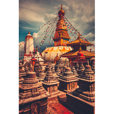 Bodhnath Stupa In Kathmandu Valley, Nepal - No Frame Print