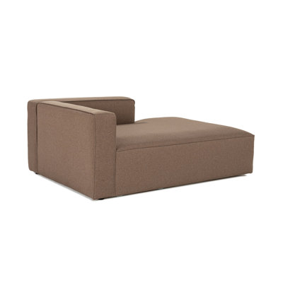 Modern 1-Seat Sofa, Brown Soft Texture Fabric, 47.2 x 27.2 x 70.9 inches | Durable Beech & Fir Frame, 30 DNS Foam Cushion, Plastic Legs | Stylish & Comfortable for Living Room, Home Office, & Relaxation