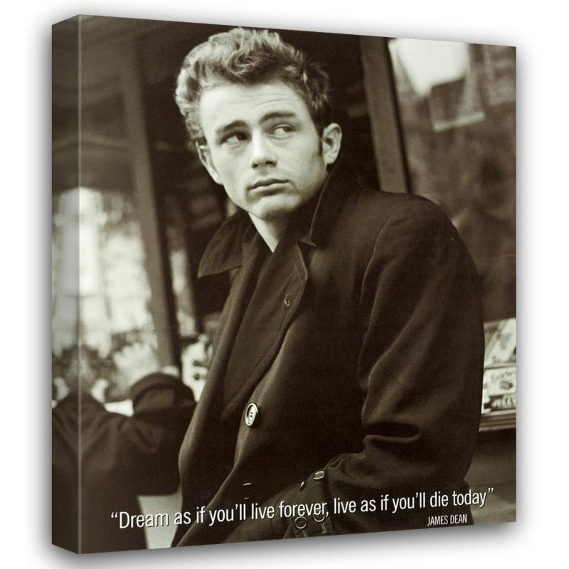 James Dean (Live As If), 24" H x 19" W