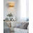 Textile - Narberth ADA Layered Fabric and Natural Rope 2-Light Wall Sconce - Horizontal