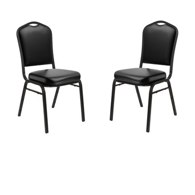 Lila Vinyl Stack Chair (2 Pack)
