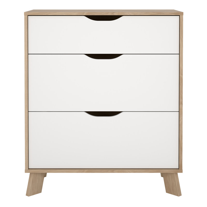 Ralfi 78.7 cm W Chest of 3 Drawers