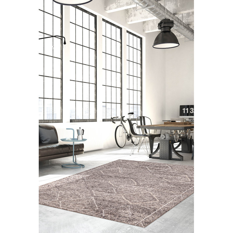 Tapis gris Tangier 8 pi 2 po x 10 pi 0 po
