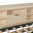 Chic Beige Twin Daybed with Trundle, Storage & Charging Stations-1780871496