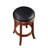 Swivel Upholstered Counter Stool with Solid Wood Frame-69426727-69426728