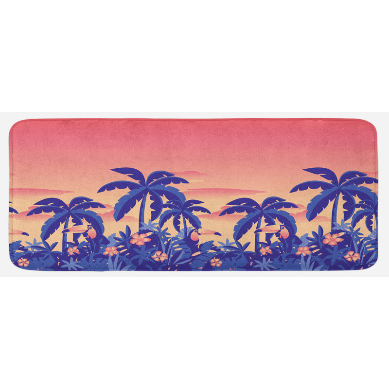 Tapis de cuisine hawaii