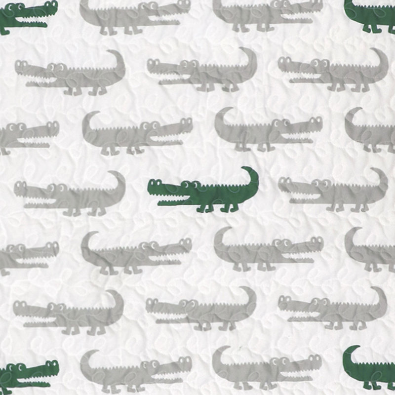 Alligator Sherpa Throw