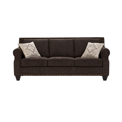 Hughes Furniture 24825 Upholstered Sofa, Largo Carob