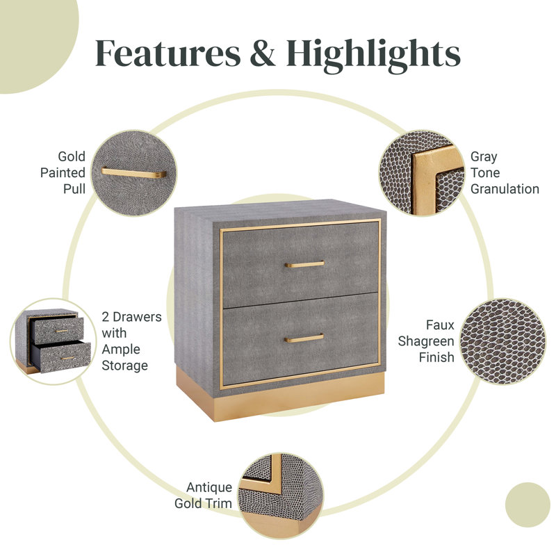 2 - Drawer End Table