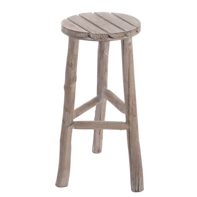 Bedias Solid Wood Accent Stool