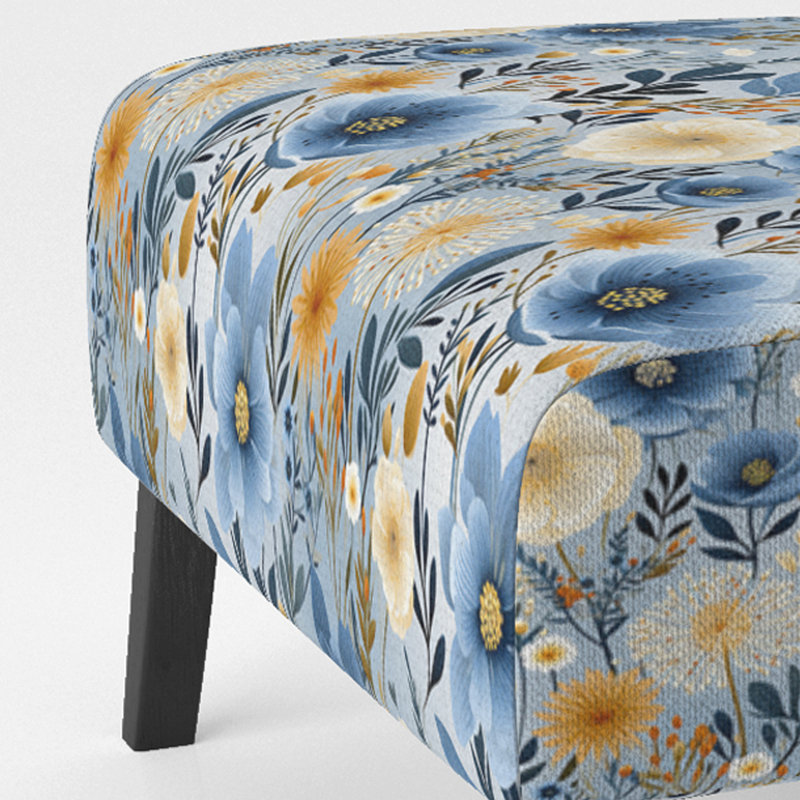 Fauteuil de chambre Blue Boho