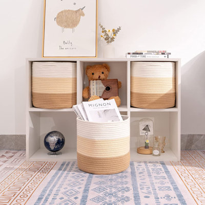 QIANXING Fabric Decorative Basket