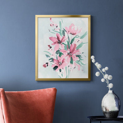 Posy Blooms I Premium Framed Canvas - Ready to Hang