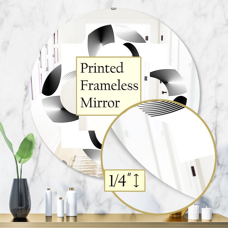 Miroir mural Quatrefoil, 31,5 po x 31,5 po