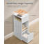 30cm W Manufactured Wood Bedside Table