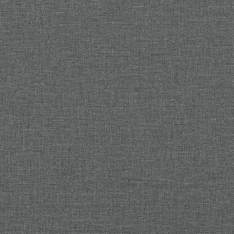 Canapé avec fauteuil et repose-pieds, 100 % polyester gris anthracite