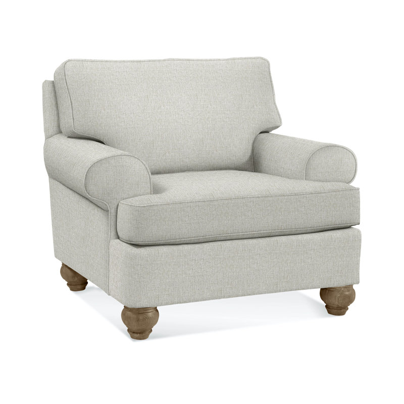 Fauteuil Artisan Landing, Sunweather, Sunbrella beige à fines rayures; 6205-74