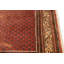 Tapis de couloir oriental semi-antique à motif floral tribal 3 pi 8 po x 10 pi 5 po