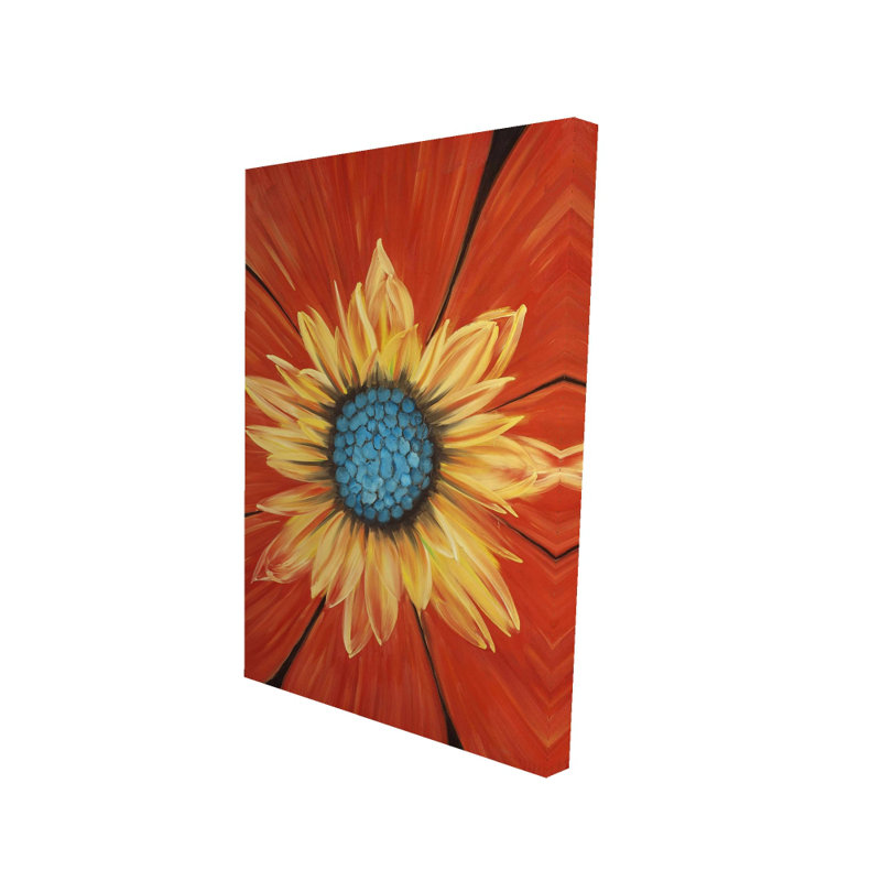 Flower Middle - Flowers Canvas for Home Decor