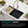 Kraus Bellucci 32 in. Undermount Quartz Composite Single Bowl Kitchen Sink with Accessories