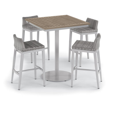 Travira and Argento 5 Piece Bar Set