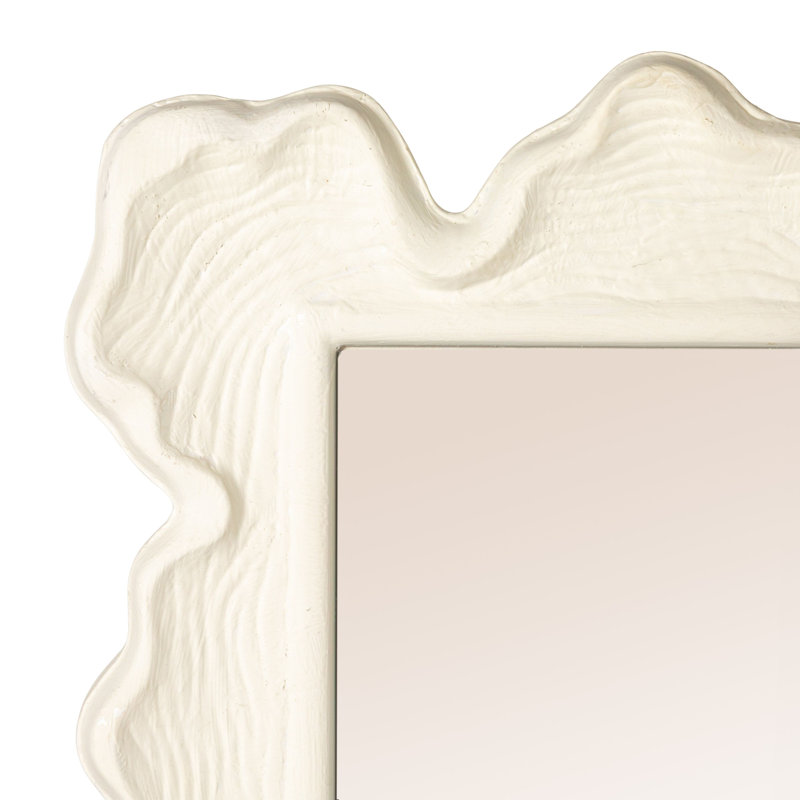 Tallulah Faux Bois Metal Wall Mirror