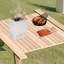 Barbecue portatif en acier inoxydable