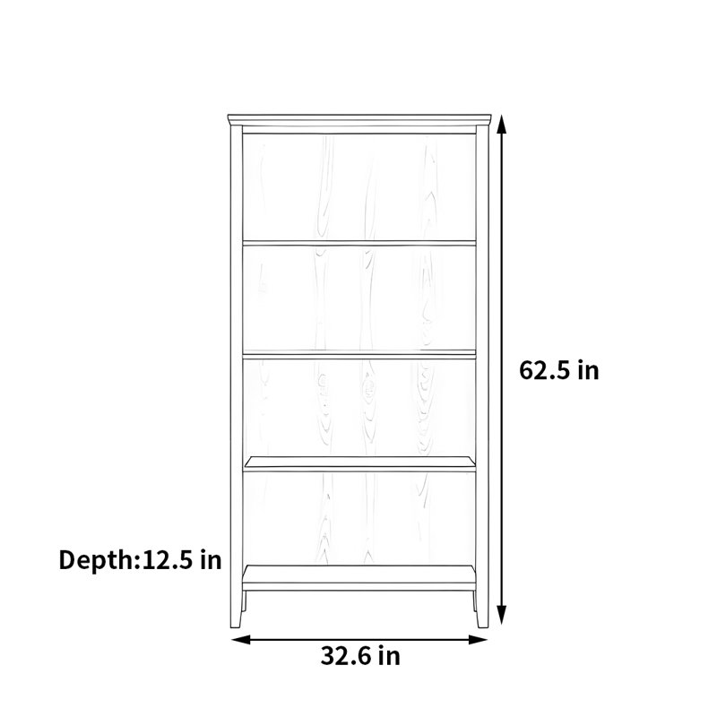 Castiglia, (4 tablettes) H 62,5 po x l 32,6 po x P 12,5 po
