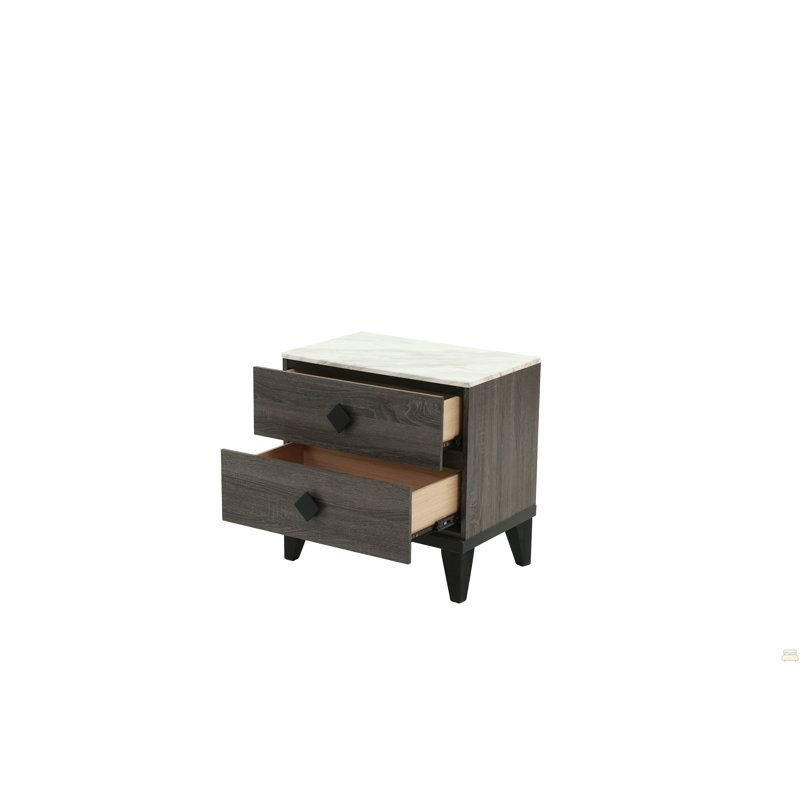 Table de chevet, Gris foncé