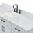 Tidworth 66'' Solid Wood Single Bathroom Vanity with 1.5'' Carrara Marble Top-119088805-91360833