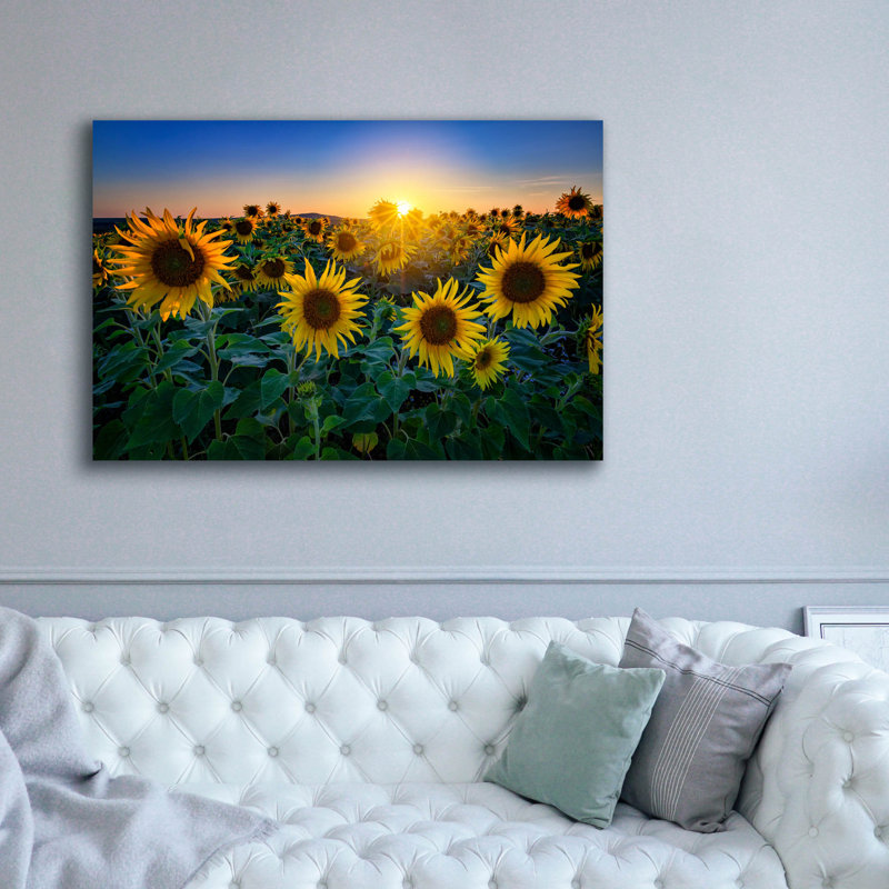 «Aroostook Sunset» par Rick Berk, art mural sur toile, H 40 po x l 60 po x P 1,5 po