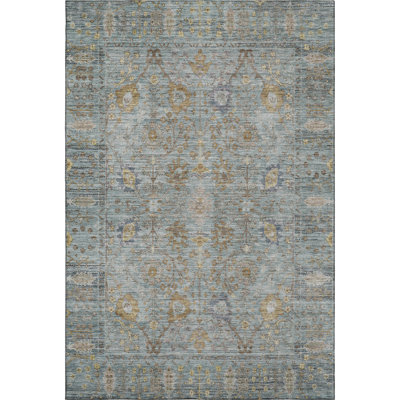 Premium Machine Washable Wayne AMF1106 Global Rug