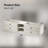 96'' Wall Mounted Double Bathroom Vanity Base Only