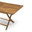 Nayoun 4 - Person Wood Patio Dining Set with Rectangular Table-596387923-596387948