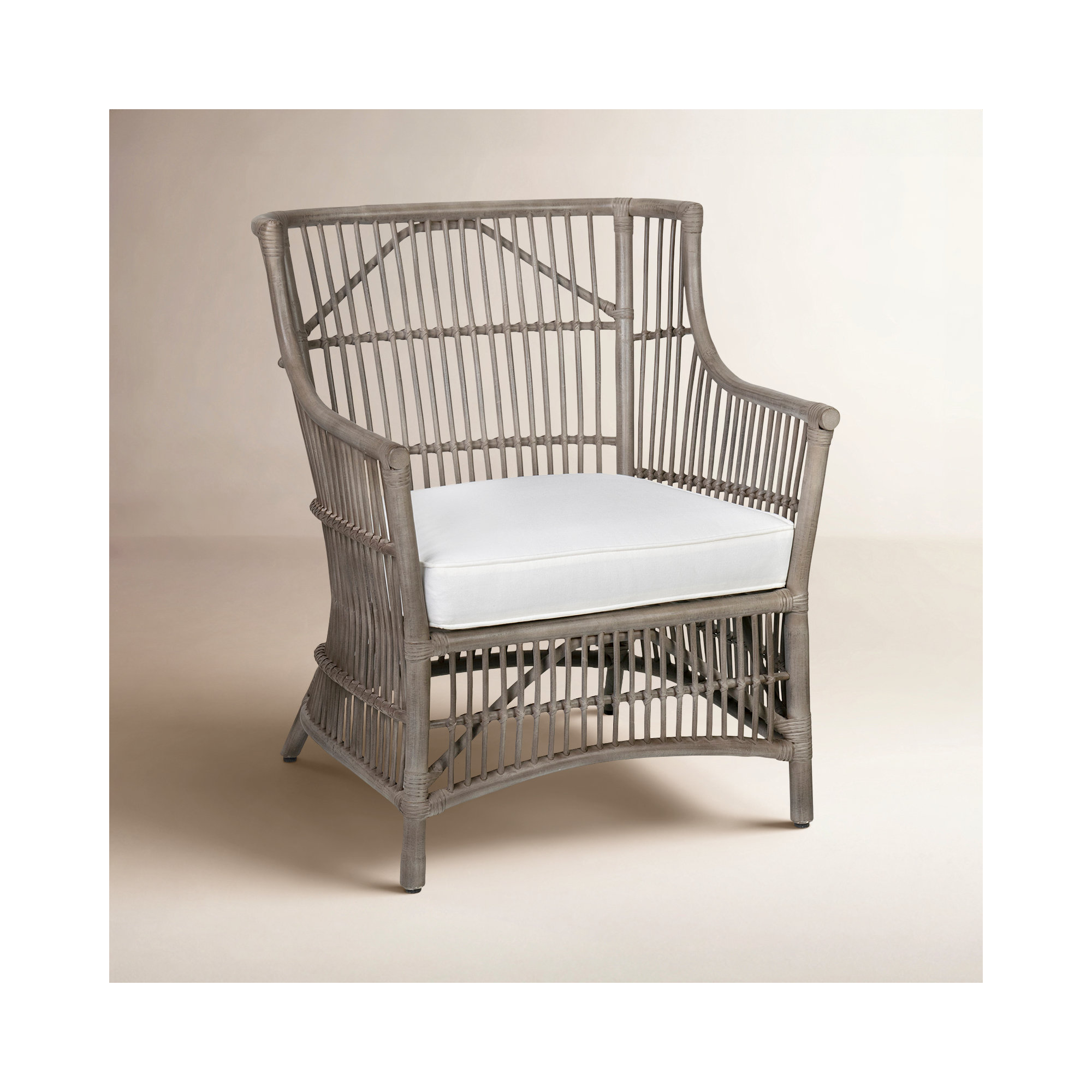 Barkley Upholstered Armchair, Gray