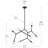 Convertible Modern Adjustable Chandelier with Opal Glass-111187526-111187529-111187530