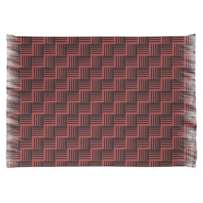 Chenille Striped Indoor Rug