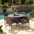 Aonghas 4 - Person Wicker Patio Dining Set with Round Table
